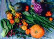 Olive italiane e olio extravergine di oliva biologico su tavolo rustico in legno